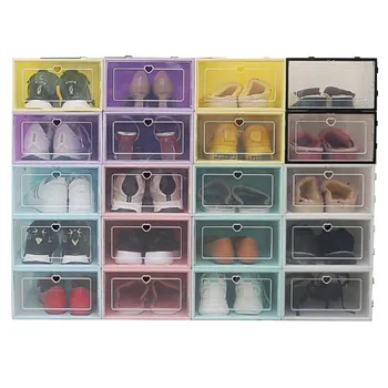 1pc Flip Shoes Box Thickened Transparent Drawer Case Plastic Shoe Boxes Stackable Box Shoe Organizer Shoebox Storage Shoe k2
1pc Flip Shoes Box Thickened Transparent Drawer Case Plastic Shoe Boxes Stackable Box Shoe Organizer Shoebox Storage Shoe k2