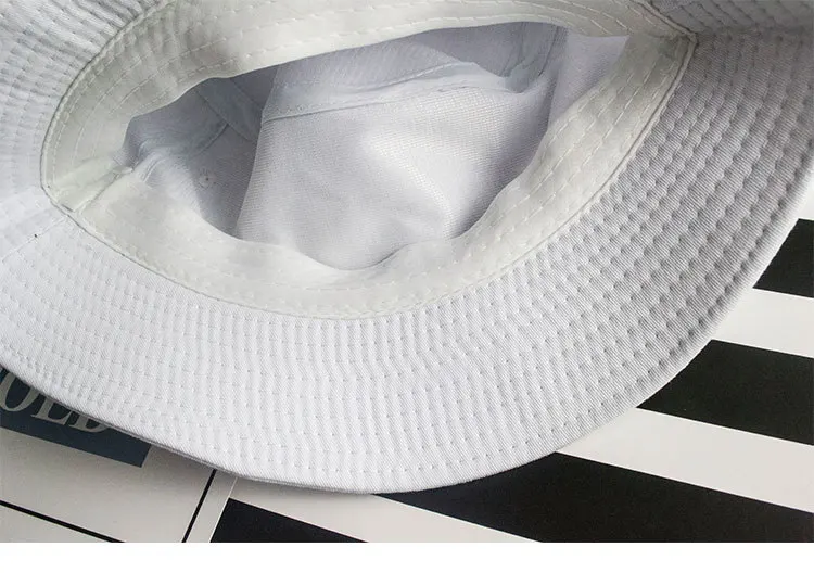 Unisex Summer Foldable Bucket Hat Woman Solid Color Hip Hop Wide Brim Beach UV Protection Round Top Sunscreen Fisherman Cap Unisex Summer Foldable Bucket Hat Woman Solid Color Hip Hop Wide Brim Beach UV Protection Round Top Sunscreen Fisherman Cap