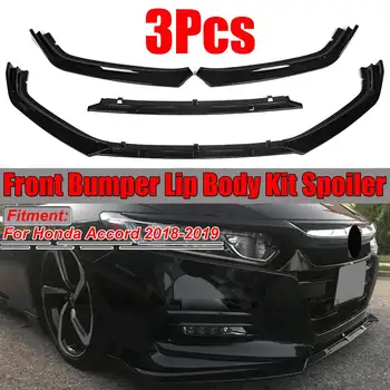 3Pcs Glossy Black Car Front Bumper Chin Lip Splitterr Lip Spoiler Diffuser Protection Caver Trim For Honda For Accord 2018 2019
3Pcs Glossy Black Car Front Bumper Chin Lip Splitterr Lip Spoiler Diffuser Protection Caver Trim For Honda For Accord 2018 2019