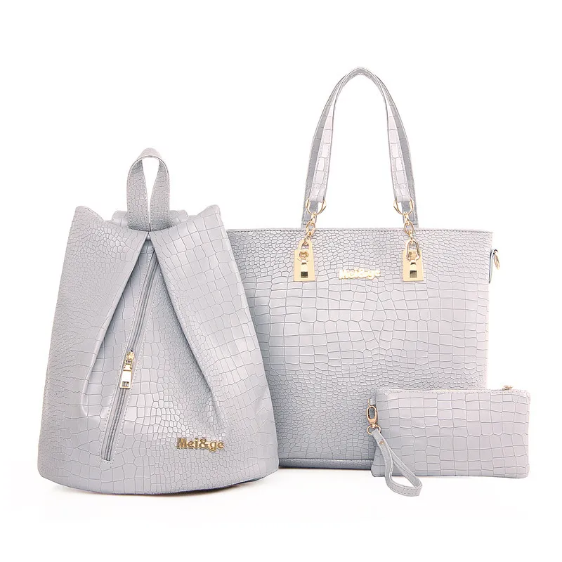 Bag 2019 New Style WOMEN'S Bag Europe And America Style PU Leather Crocodile Pattern Picture Three-piece Set Bag Hand shuang bei
Bag 2019 New Style WOMEN'S Bag Europe And America Style PU Leather Crocodile Pattern Picture Three-piece Set Bag Hand shuang bei