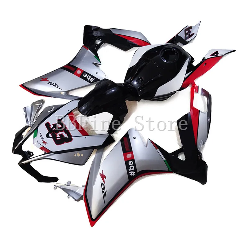 

Free custom Injection motorcycle bodywork For black Aprilia RS4 125 50 2012 2013 2014 2016 fairing RS125 12 14 body kits Silver