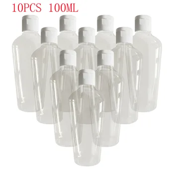 10PCS Clear Plastic Empty Bottles Travel Containers With Flip Cap For Cosmetics Perfume Lotion 100ml envases para cosmetica
10PCS Clear Plastic Empty Bottles Travel Containers With Flip Cap For Cosmetics Perfume Lotion 100ml envases para cosmetica