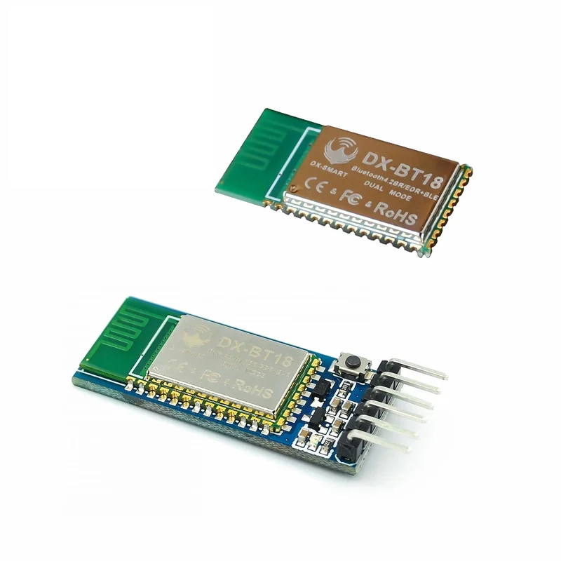 

DX-BT18 Bluetooth Dual-mode Module SPP2.0+BLE4.0 Serial Port Transparent Transmission Compatible with HC-05 06 Backplane