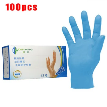 100pcs Disposable Gloves Latex Rubber Nitrile Mechanic Work Lab Exam Protector For Left And Right Hand
100pcs Disposable Gloves Latex Rubber Nitrile Mechanic Work Lab Exam Protector For Left And Right Hand