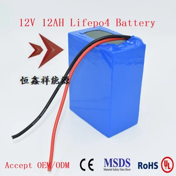 12V 12Ah Lifepo4 Battery Built 30A BMS 26650 Cylinder Cells Assembly Deep Cycle for RC Children Plane Car Replacement battery 
12V 12Ah Lifepo4 Battery Built 30A BMS 26650 Cylinder Cells Assembly Deep Cycle for RC Children Plane Car Replacement battery