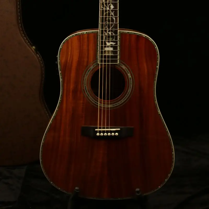 41 In Full Koa High Quailty Acoustic Guitar Novice guitarist practicing playing EQ Including Hardcase Bone nut
41 In Full Koa High Quailty Acoustic Guitar Novice guitarist practicing playing EQ Including Hardcase Bone nut