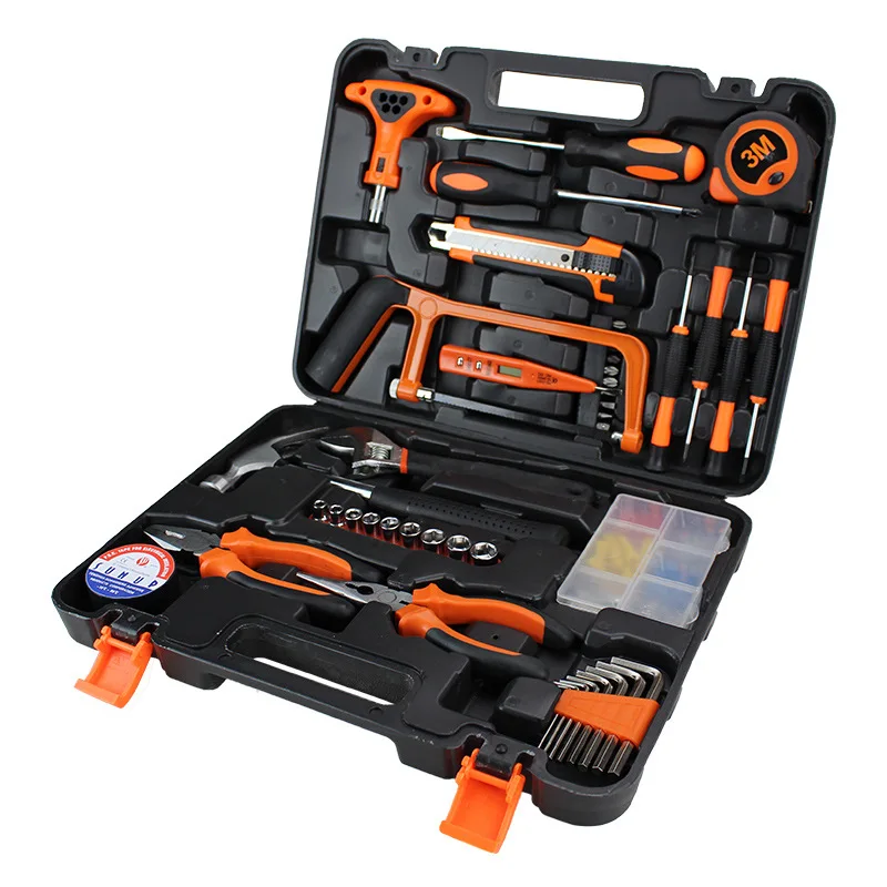 Carbon Steel Toolbox 82-Piece Portable Hand Household Hardware Tools Box Car Mounted Tools Set 004-1
Carbon Steel Toolbox 82-Piece Portable Hand Household Hardware Tools Box Car Mounted Tools Set 004-1