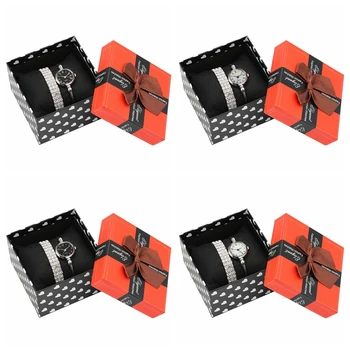 4pc/set Women Bracelet Watch Little Smooth Dial Crystal Bling Charm Bracelet Ladies Clock Hours Quartz Watch Gift Sets for Women
4pc/set Women Bracelet Watch Little Smooth Dial Crystal Bling Charm Bracelet Ladies Clock Hours Quartz Watch Gift Sets for Women