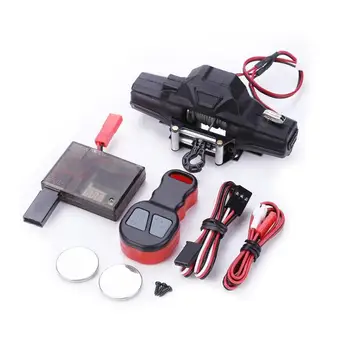 RC Car Metal Winch + Wireless Remote Controller for 1:10 RC Crawler Car Traxxas TRX4 Axial SCX10 90046 D90 D110 TF2 Tamiya CC01 
RC Car Metal Winch + Wireless Remote Controller for 1:10 RC Crawler Car Traxxas TRX4 Axial SCX10 90046 D90 D110 TF2 Tamiya CC01