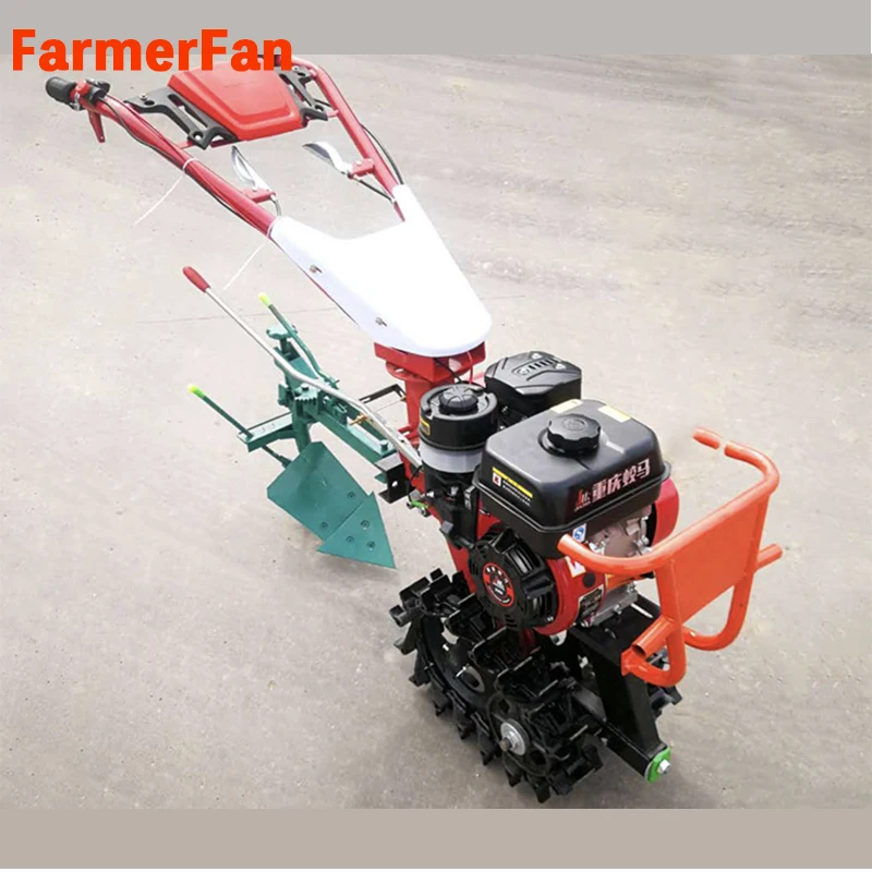 Crawler tractor type small micro tiller all-in-one agricultural hydraulic flip plow plough
Crawler tractor type small micro tiller all-in-one agricultural hydraulic flip plow plough
