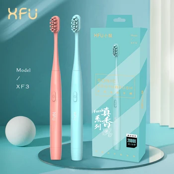XFU Sonic Electric Toothbrush Ultrasonic Battery Automatic Smart Tooth Brush Fruit Scent Teeth Clean Waterproof Replacement
XFU Sonic Electric Toothbrush Ultrasonic Battery Automatic Smart Tooth Brush Fruit Scent Teeth Clean Waterproof Replacement