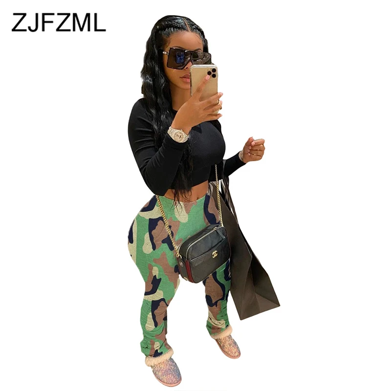 High Street Camo High Waist Plus Size Sweatpant 2020 Women High Stretch Pleated Bottom Flare Pant Stacked Legging Skinny Trouser
High Street Camo High Waist Plus Size Sweatpant 2020 Women High Stretch Pleated Bottom Flare Pant Stacked Legging Skinny Trouser