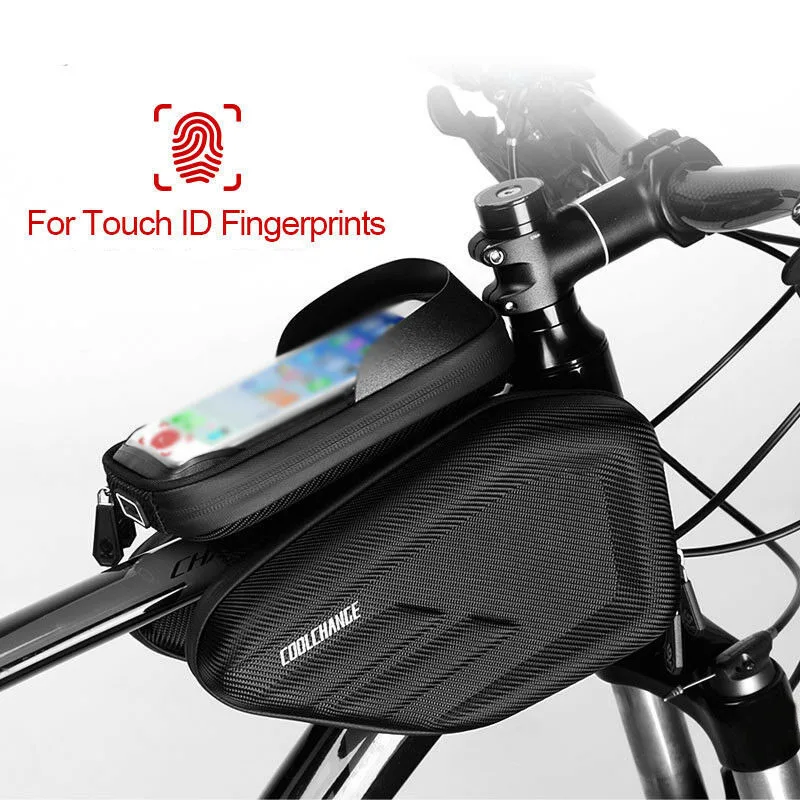 CoolChange Bicycle Tube Bag Fingerprint Waterproof Bike Hard Shell Phone Pack Hard shell rainproof Tube Bag
CoolChange Bicycle Tube Bag Fingerprint Waterproof Bike Hard Shell Phone Pack Hard shell rainproof Tube Bag