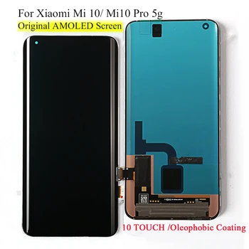 Original AMOLED Screen For Xiaomi Mi 10, Mi10 Pro 5G Samsung Display 10 Touch Screen Replacement Tested Phone LCD Display
Original AMOLED Screen For Xiaomi Mi 10, Mi10 Pro 5G Samsung Display 10 Touch Screen Replacement Tested Phone LCD Display