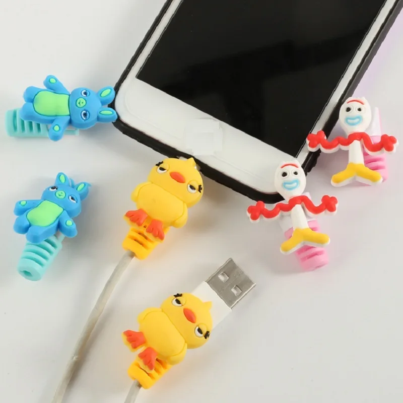 Toy story 4 Forky Bunny&Ducky Buzz Lightyear Alien Cute USB Charger Protector for Phone Andriod Cable PVC Action Figure Toys
Toy story 4 Forky Bunny&Ducky Buzz Lightyear Alien Cute USB Charger Protector for Phone Andriod Cable PVC Action Figure Toys