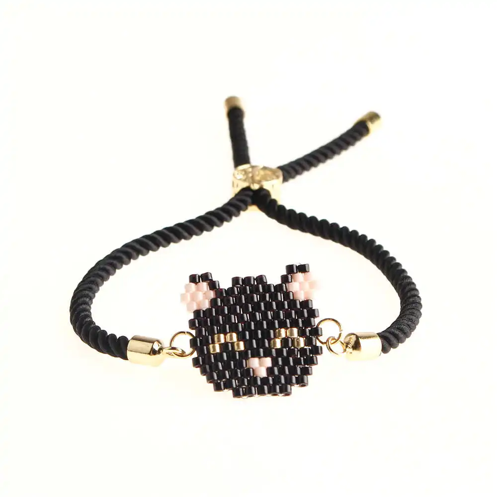 Shinus 5Pcs/lot Miyuki Bracelet Women Smiley Face Black Cat Bracelet Perles Miyuki Animal Pulseras Mujer 2019 Child Girl Jewelry
Shinus 5Pcs/lot Miyuki Bracelet Women Smiley Face Black Cat Bracelet Perles Miyuki Animal Pulseras Mujer 2019 Child Girl Jewelry