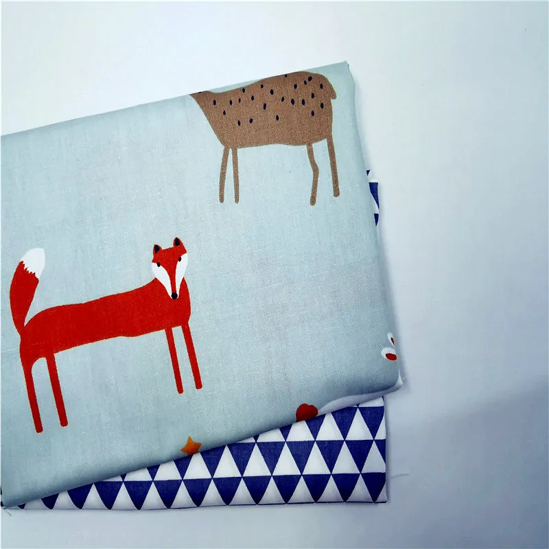 Fox Printed Twill Fabric Patchwork Textile Cotton Cloth DIY Craft Supply Sewing Thread Fabric Baby & Child Clothing Fabric Tissu
Fox Printed Twill Fabric Patchwork Textile Cotton Cloth DIY Craft Supply Sewing Thread Fabric Baby & Child Clothing Fabric Tissu