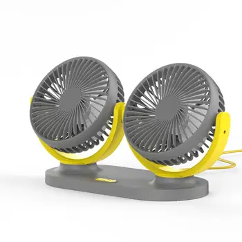5V USB Fan 360 Degree Rotatable Dual Head 3 Speeds Adjustable Dashboard Auto Car Fan
5V USB Fan 360 Degree Rotatable Dual Head 3 Speeds Adjustable Dashboard Auto Car Fan