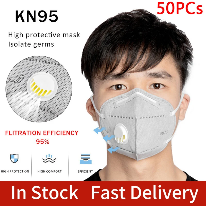50pc KN95 Face Mask Prevent Flu KN95 Respirator Mask Dust Formalde Hyde Bad Smell Bacteria Proof Face Mouth Mask Safe
50pc KN95 Face Mask Prevent Flu KN95 Respirator Mask Dust Formalde Hyde Bad Smell Bacteria Proof Face Mouth Mask Safe