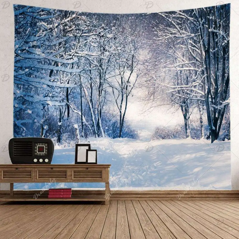 Snow Scenery Tapestry Wall Hanging Snow Forest Print Living Room Decor
Snow Scenery Tapestry Wall Hanging Snow Forest Print Living Room Decor