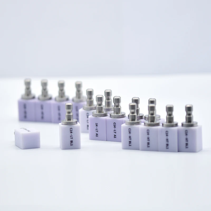 Yucera E.max Cerec CAD lithium disilicate glass-ceramic blocks in dental lab Blueblock CEREC CAD CAM Blocks
Yucera E.max Cerec CAD lithium disilicate glass-ceramic blocks in dental lab Blueblock CEREC CAD CAM Blocks