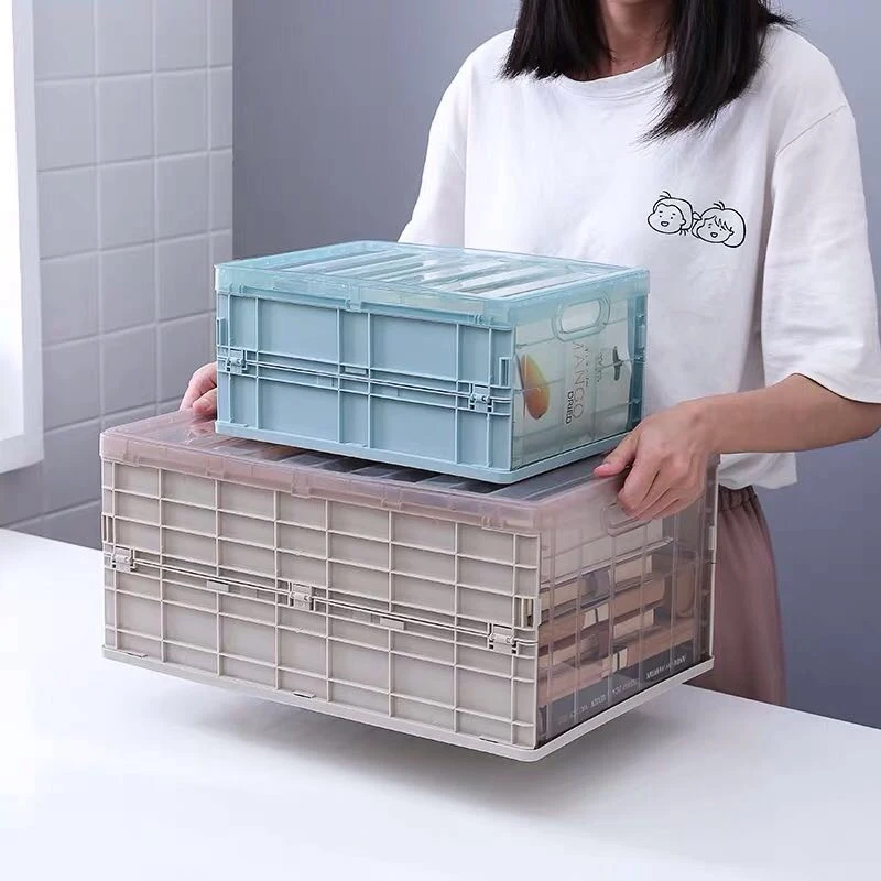 Collapsible Plastic Storage Crate Box Wardrobe Stackable Home Garage Warehouse Desktop Storage Box Car Underwear Sock Organizer
Collapsible Plastic Storage Crate Box Wardrobe Stackable Home Garage Warehouse Desktop Storage Box Car Underwear Sock Organizer