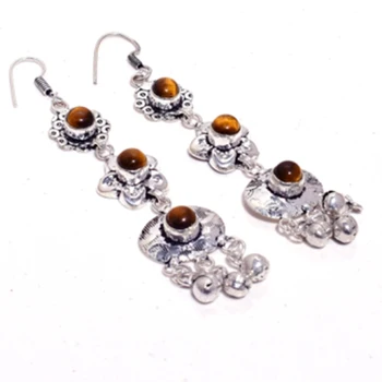 Genuine Tiger Eye Silver Overlay on Copper Earrings, Hand made Women Jewelry Gift
Genuine Tiger Eye Silver Overlay on Copper Earrings, Hand made Women Jewelry Gift