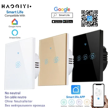 WIFI network connection mobile phone APP remote control Smart touch switch single line control European standard light switch
WIFI network connection mobile phone APP remote control Smart touch switch single line control European standard light switch
