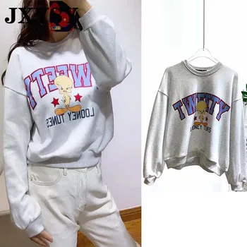 JXYSY 2019 Autumn Winter Hoodies Women Sweatshirt cartton cute Little yellow duck Print Hooded Sweatshirt Women Tops
JXYSY 2019 Autumn Winter Hoodies Women Sweatshirt cartton cute Little yellow duck Print Hooded Sweatshirt Women Tops