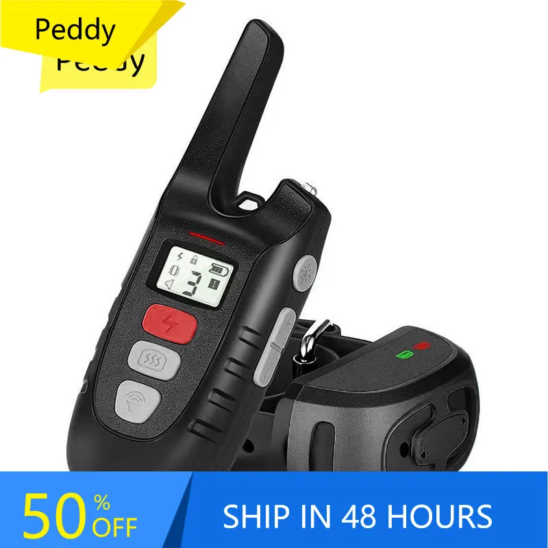 Peddy Electric Dog Training Collar with Remote for Dogs Safe No Shock Sound & Vibrate Bark Collar Rechargeable and Waterproof
Peddy Electric Dog Training Collar with Remote for Dogs Safe No Shock Sound & Vibrate Bark Collar Rechargeable and Waterproof