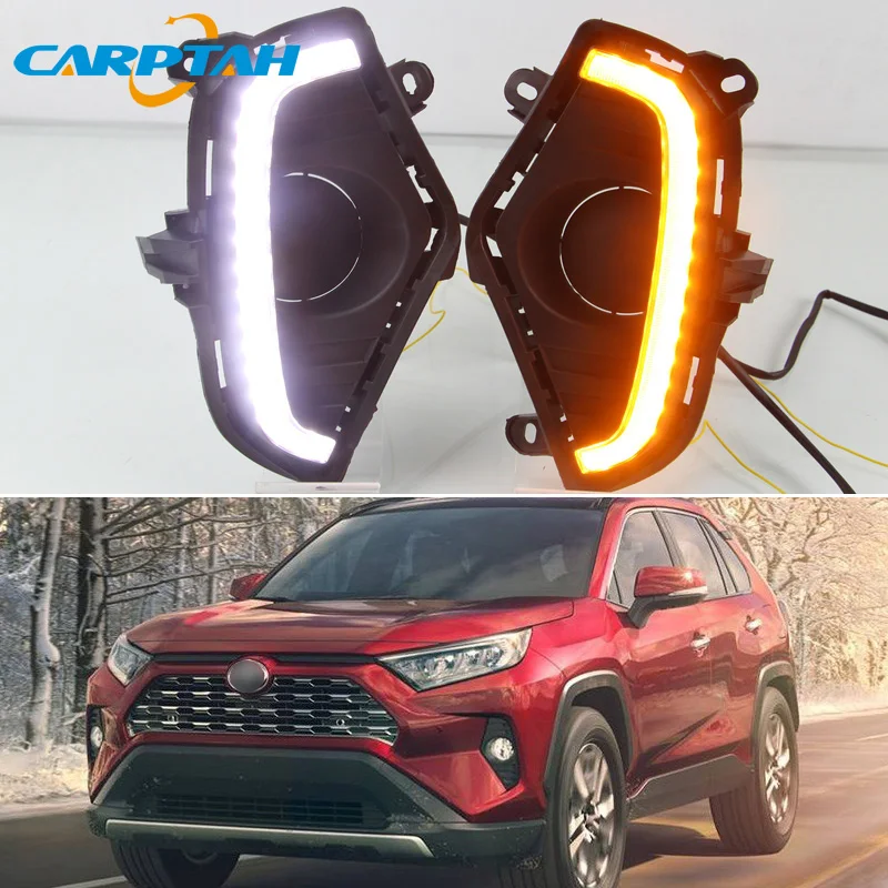 LED Daytime Running Light For Toyota RAV4 2019 2020 Waterproof 12V Yellow Turn Signal Indicator Light Bumper Lamp LED DRL
LED Daytime Running Light For Toyota RAV4 2019 2020 Waterproof 12V Yellow Turn Signal Indicator Light Bumper Lamp LED DRL