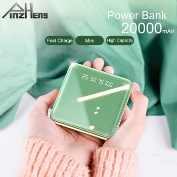 PINZHENG 20000mAh Mini Power Bank For Xiaomi Mi iPhone 11 Pro Max Portable Charger External Battery Fast Charging USB Powerbank
PINZHENG 20000mAh Mini Power Bank For Xiaomi Mi iPhone 11 Pro Max Portable Charger External Battery Fast Charging USB Powerbank