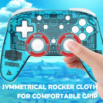 Wireless Gamepad Vibration Transparent Low Power Joystick Bluetooth Console for Nintend Switch PRO PC Joypad Controller
Wireless Gamepad Vibration Transparent Low Power Joystick Bluetooth Console for Nintend Switch PRO PC Joypad Controller
