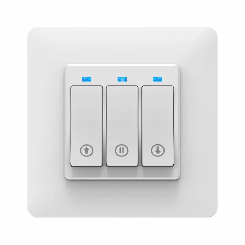 WIFI Smart Press Curtain Switch Remote Control Electric Roller Module EU Plug
WIFI Smart Press Curtain Switch Remote Control Electric Roller Module EU Plug