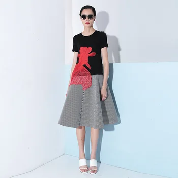 Monsoon Originality Embroidery Red Goldfish Chartlet Pullover Knitting Short Sleeve Sweater T Shirt Woman
Monsoon Originality Embroidery Red Goldfish Chartlet Pullover Knitting Short Sleeve Sweater T Shirt Woman