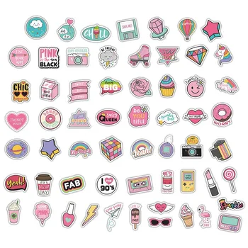 60 PCS Ins Style Pink Girls Graffiti Stickers For Chidren Toy Waterproof Sticker For Suitcase Laptop Bicycle Phone Helmet
60 PCS Ins Style Pink Girls Graffiti Stickers For Chidren Toy Waterproof Sticker For Suitcase Laptop Bicycle Phone Helmet