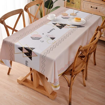 Nordic Simple Style Geometric Tablecloth Waterproof Oilproof Anti-Scalding PVC Table Cover Rectangle High-End Coffee Tablecloth
Nordic Simple Style Geometric Tablecloth Waterproof Oilproof Anti-Scalding PVC Table Cover Rectangle High-End Coffee Tablecloth