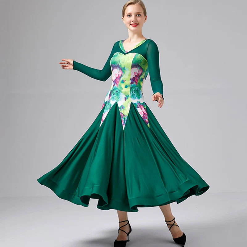2019 NEW Black Green Ballroom Competition Dance Dress Women Modern Tango Waltz Standard Dress
2019 NEW Black Green Ballroom Competition Dance Dress Women Modern Tango Waltz Standard Dress