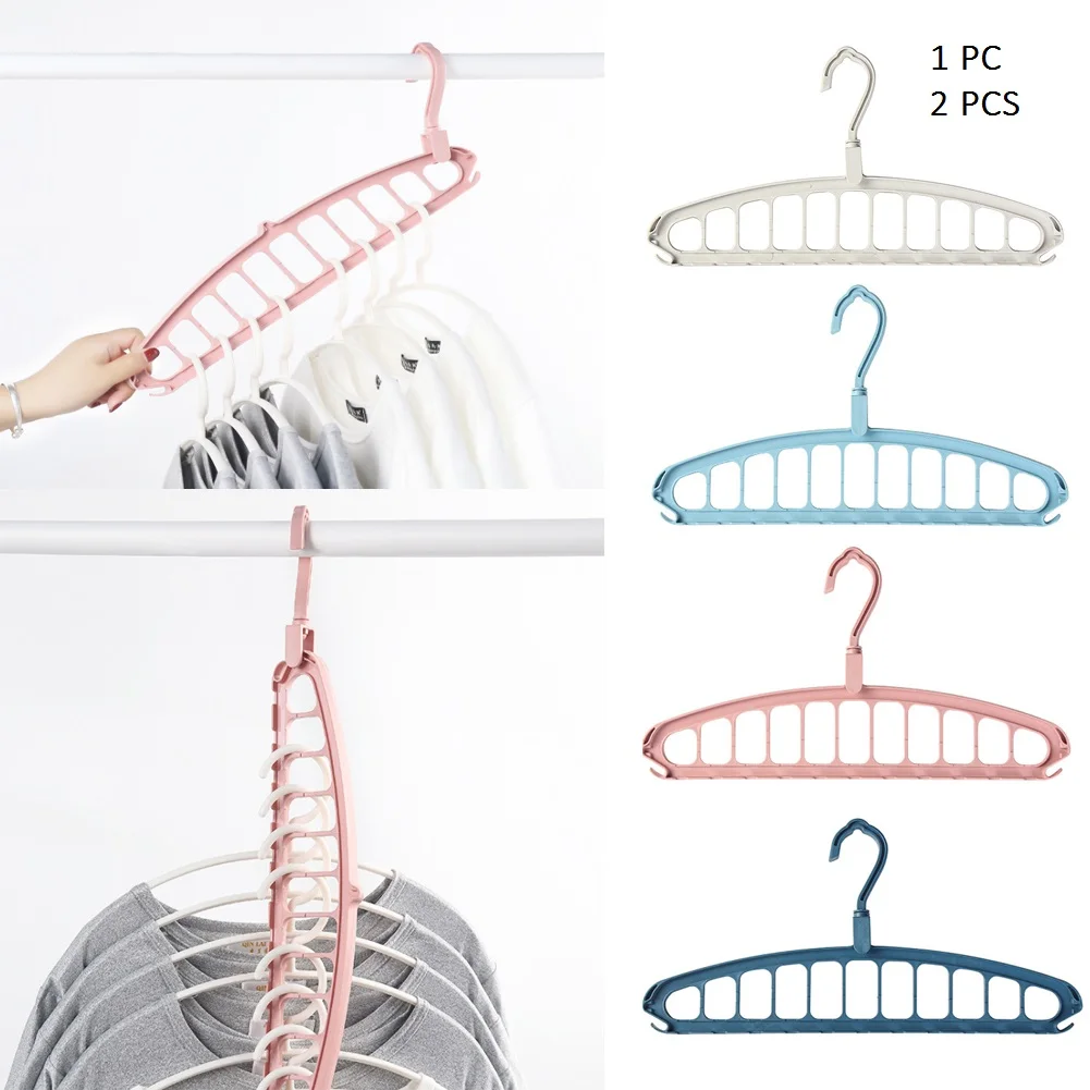 11Multifunctional Holes Clothes Hanger Organizer Rotatable Windproof Drying Racks Plastic Folding Bedroom Storage Rack Hangers
11Multifunctional Holes Clothes Hanger Organizer Rotatable Windproof Drying Racks Plastic Folding Bedroom Storage Rack Hangers
