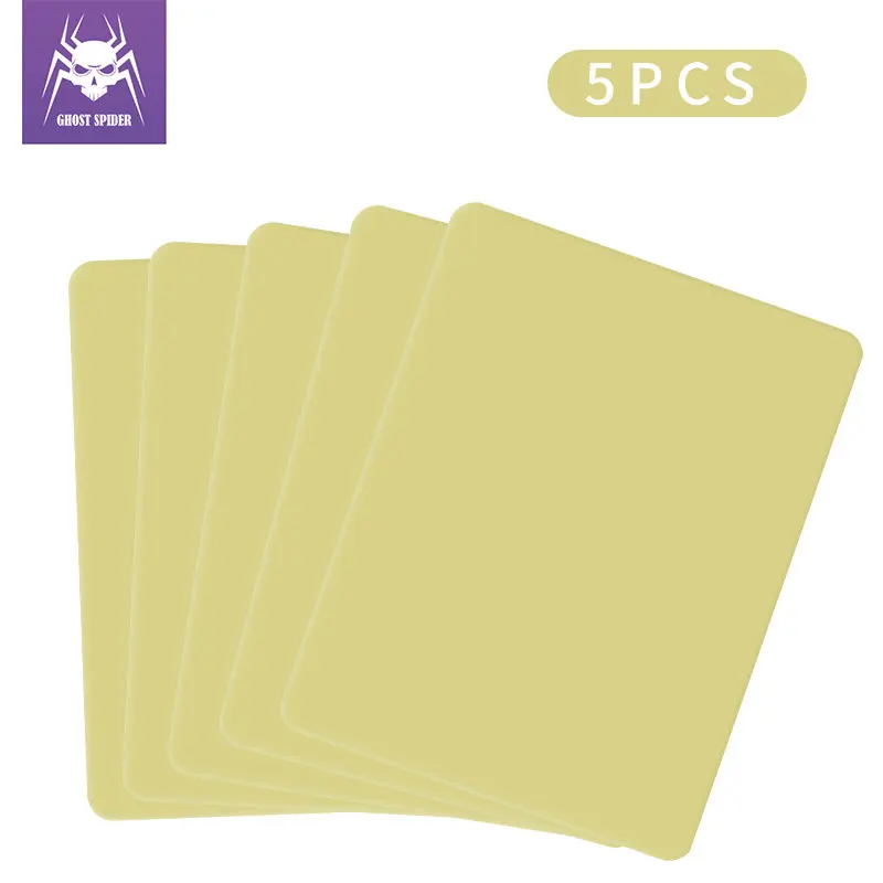 GHOST SPIDER 5pcs Blank Silicone Tattoo Practice Skin Sheet For Needle Machine Supply
GHOST SPIDER 5pcs Blank Silicone Tattoo Practice Skin Sheet For Needle Machine Supply