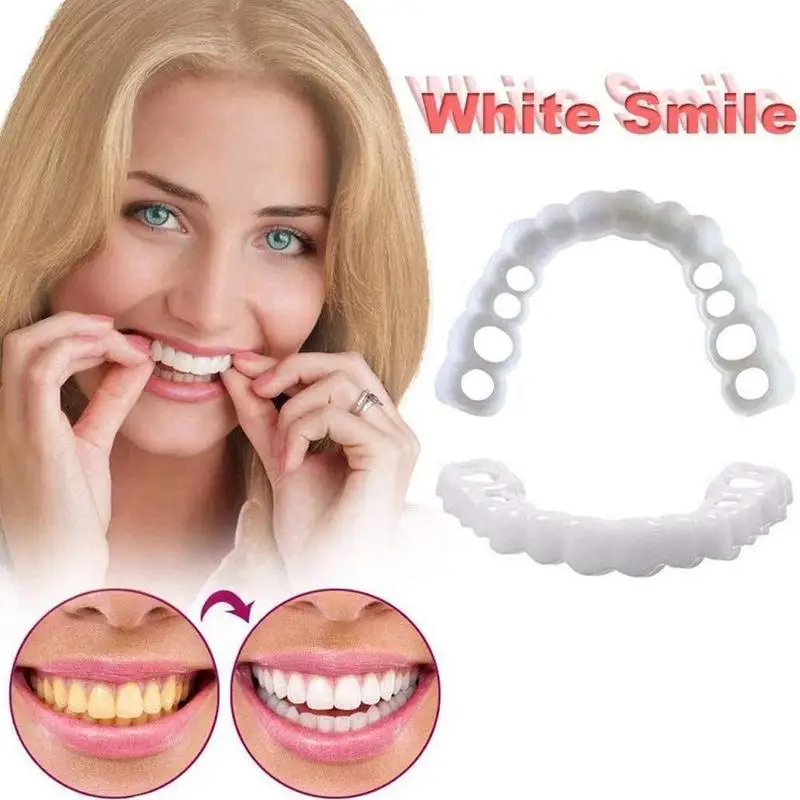Fake Teeth Orthodontic Braces Tooth Cover Snap On Immediate Teeth Cosmetic Denture Care Care Plastic Tools
Fake Teeth Orthodontic Braces Tooth Cover Snap On Immediate Teeth Cosmetic Denture Care Care Plastic Tools