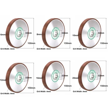 150mm 6Inch Diamond Grinding Wheel Disc Carbide Cutter Metal Grinder 5/4" Hole Milling Cutter Tool Sharpener Grinder Accessories
150mm 6Inch Diamond Grinding Wheel Disc Carbide Cutter Metal Grinder 5/4" Hole Milling Cutter Tool Sharpener Grinder Accessories
