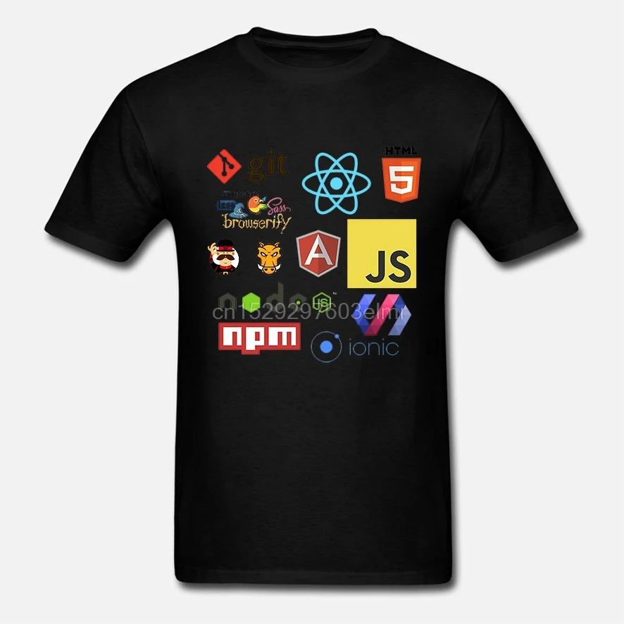 Модная крутая Мужская футболка женская забавная Javascript наклейки кружки футболки