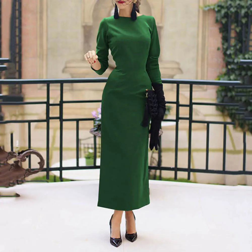 Backless Bodycon Dress Women Elegant French Vintage Fashion Sexy Split Party Casual Plus Size Winter Autumn Office Midi Dresses
Backless Bodycon Dress Women Elegant French Vintage Fashion Sexy Split Party Casual Plus Size Winter Autumn Office Midi Dresses