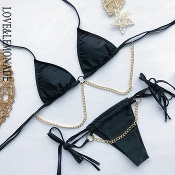 LOVE & LEMONADE Sexy Gold Chain Decoration Thin Belt Bikini Ladies Swimsuit LMSW103
LOVE & LEMONADE Sexy Gold Chain Decoration Thin Belt Bikini Ladies Swimsuit LMSW103