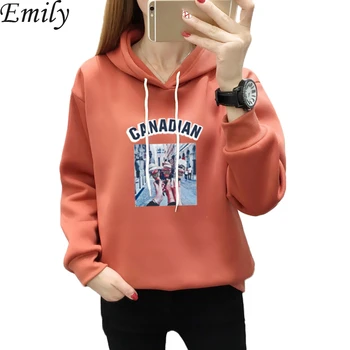 Casual Fleece Warm Pullovers Women Hoodies Sweatshirt Female Loose Korean Style Printed Oversized Jumper Tops 2020
Casual Fleece Warm Pullovers Women Hoodies Sweatshirt Female Loose Korean Style Printed Oversized Jumper Tops 2020