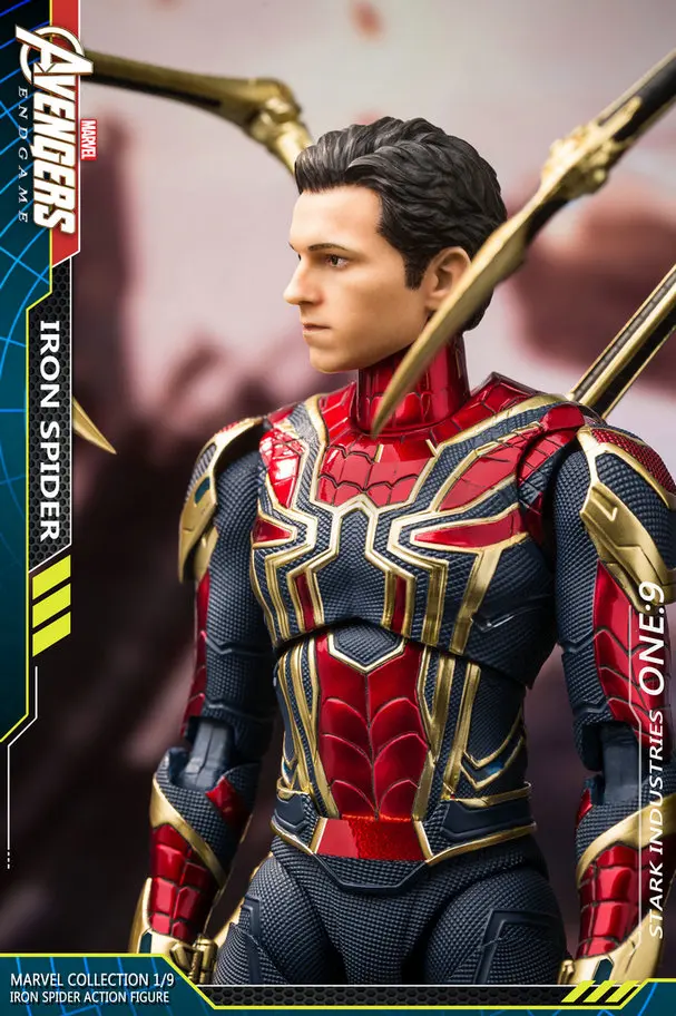 Экшн-фигурки Marvel Мстители Железный Человек-паук шарнирные 1/9 | Игрушки и хобби