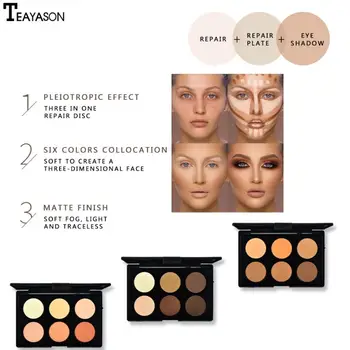 1PC 6-color Highlighter Facial Bronzers Palette Makeup Glow Face Contour Shimmer Powder Illuminator Highlight Cosmetics TSLM2
1PC 6-color Highlighter Facial Bronzers Palette Makeup Glow Face Contour Shimmer Powder Illuminator Highlight Cosmetics TSLM2