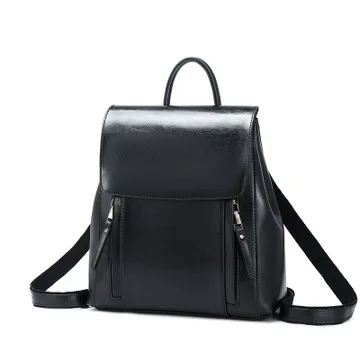 Genuine Leather Bag Ladies Handbag Women Shoulder Bag Fashion oil wax leather backpack ladies bag
Genuine Leather Bag Ladies Handbag Women Shoulder Bag Fashion oil wax leather backpack ladies bag