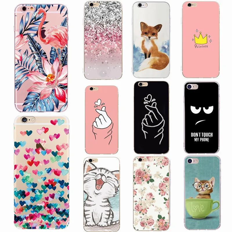 Чехол для iphone 6 s S силиконовый чехол capinha 7 Iphone7 X XS 8 Plus 5 5S SE2 SE 2020 Аксессуары